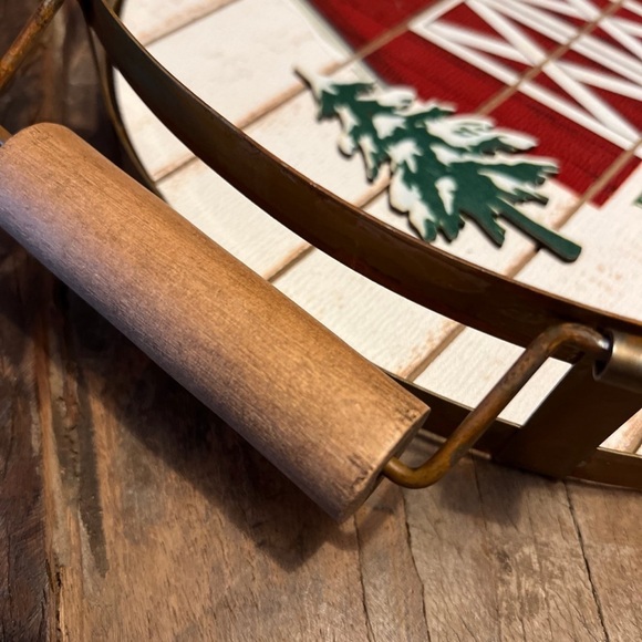 Farmhouse Christmas Serving Tray, FARM FRESH CHRISTMAS TREES, Holiday Decor - Picture 6 of 10